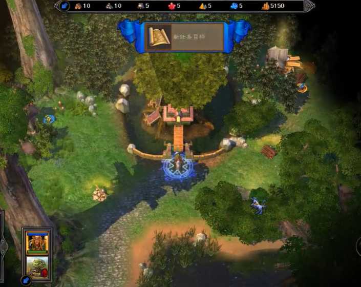 英雄无敌5森林战役怎么打