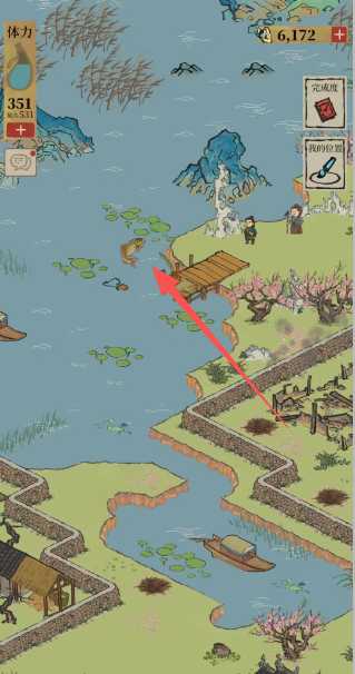 江南百景图在哪找鲤鱼