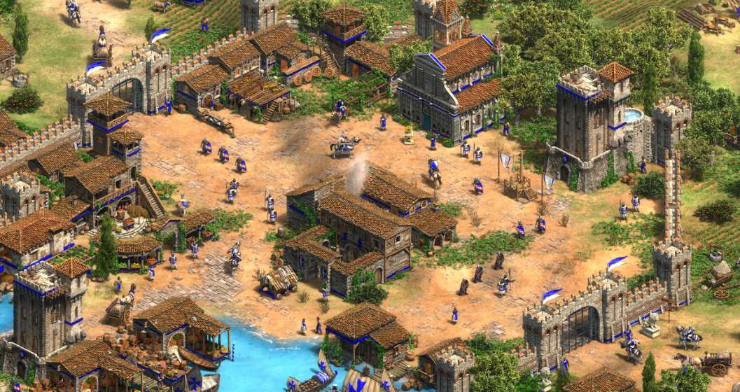 帝国时代2城门怎么转向城堡