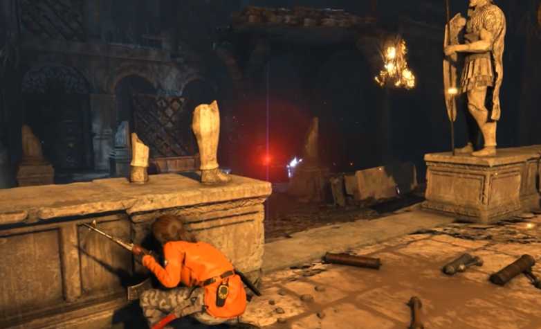 古墓丽影暗影雕像怎么过