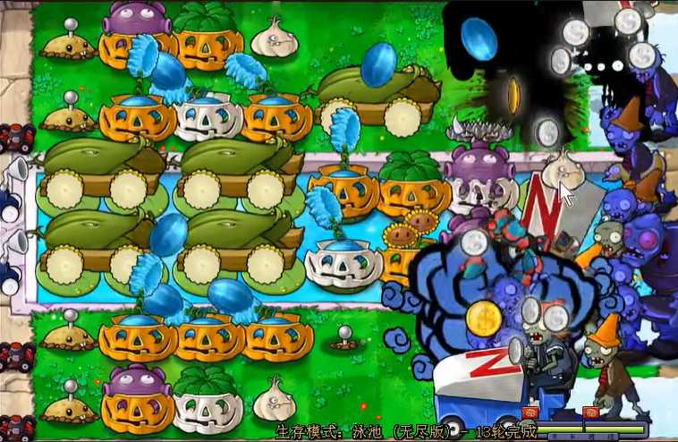 植物大战僵尸怎么架扶梯