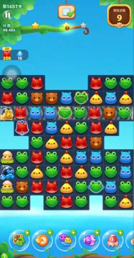 开心消消乐1487怎么过关