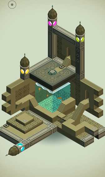 纪念碑谷中盒子怎么过