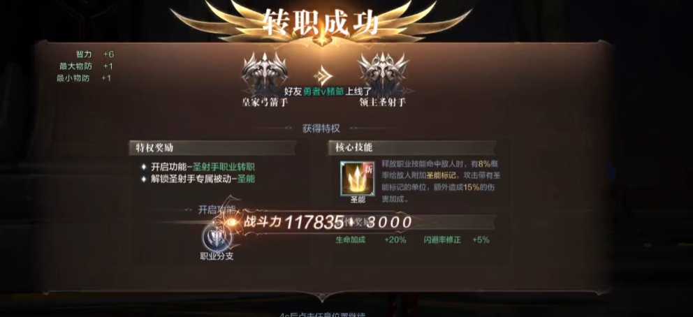 全民奇迹转职有什么用