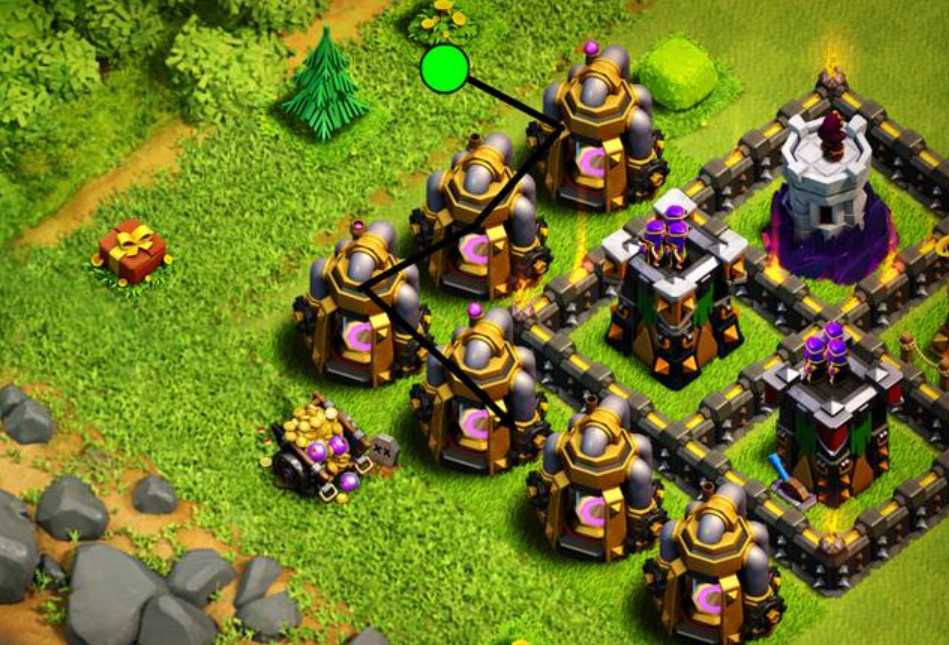 部落冲突哪里建城墙