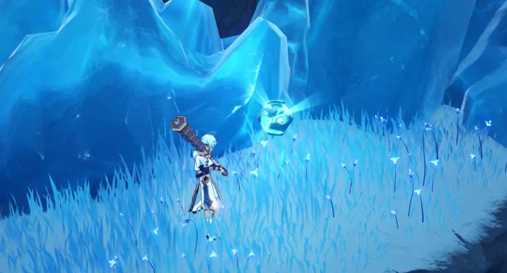 原神雪山星萤洞窟封印机关怎么打