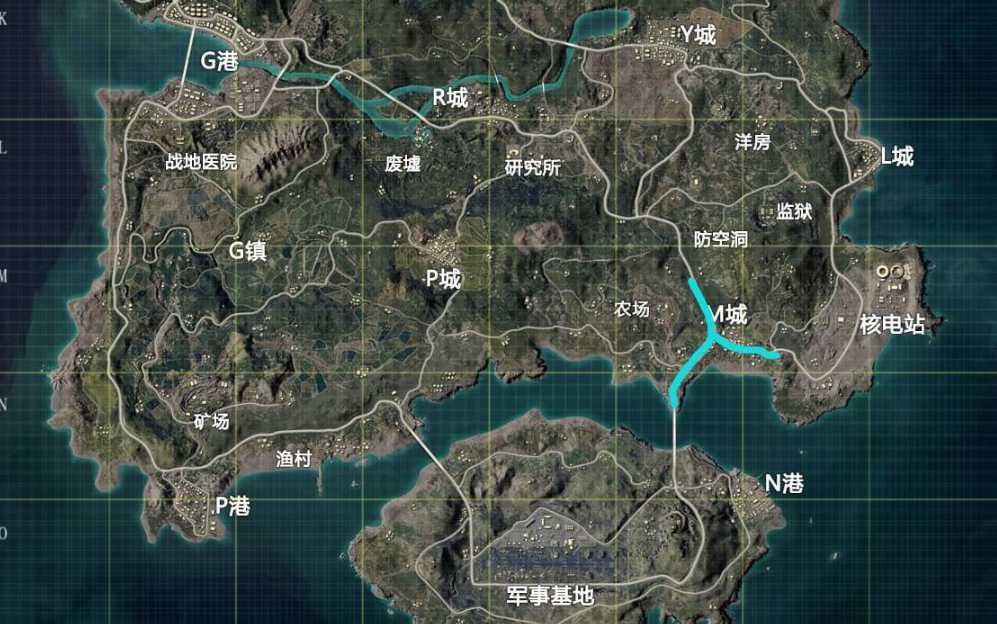 和平精英海岛哪些地方富