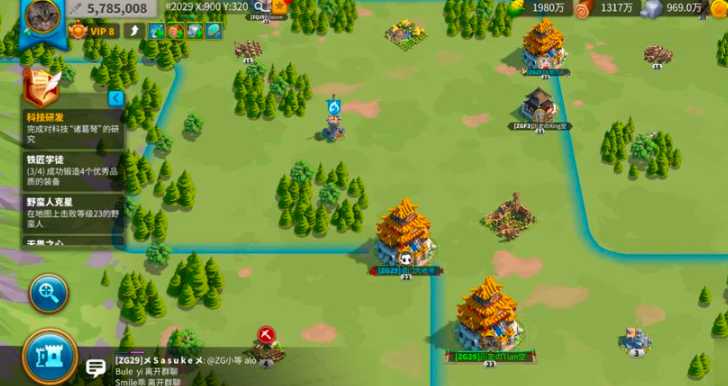 万国觉醒怎么找部落村庄