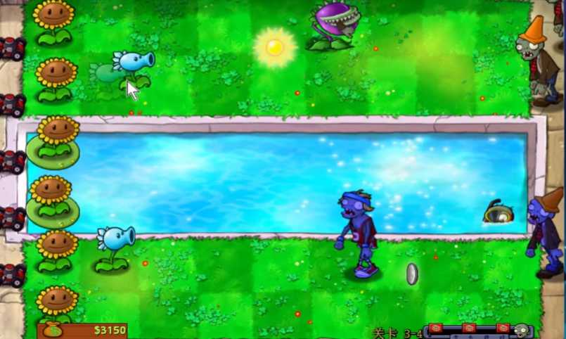 植物大战僵尸3-4怎么过