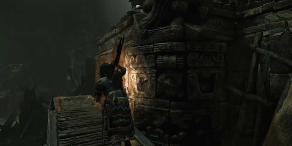 古墓丽影怎么让水流转动轮子