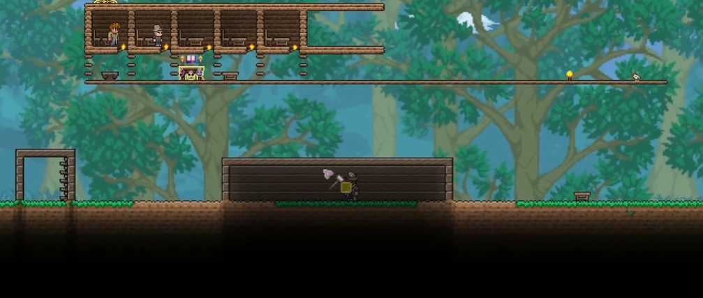 泰拉瑞亚怎么快速铺墙