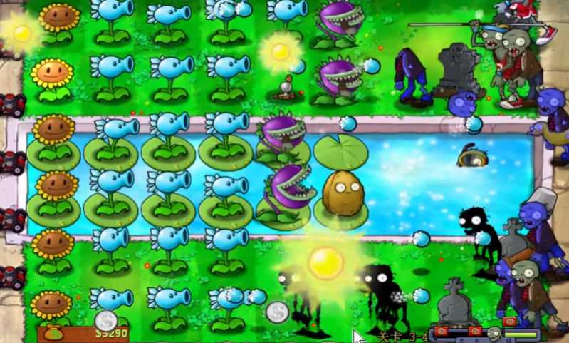 植物大战僵尸3-4怎么过