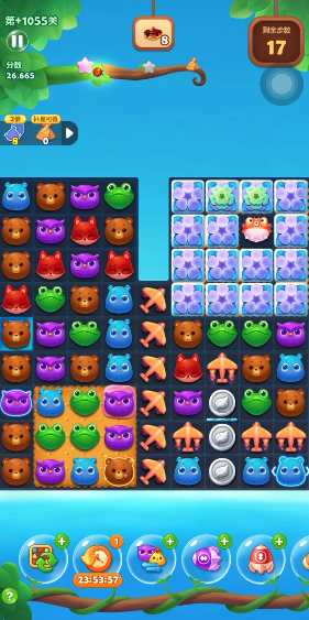 开心消消乐1056隐藏关怎么过 开心消消乐1056隐藏关怎么过