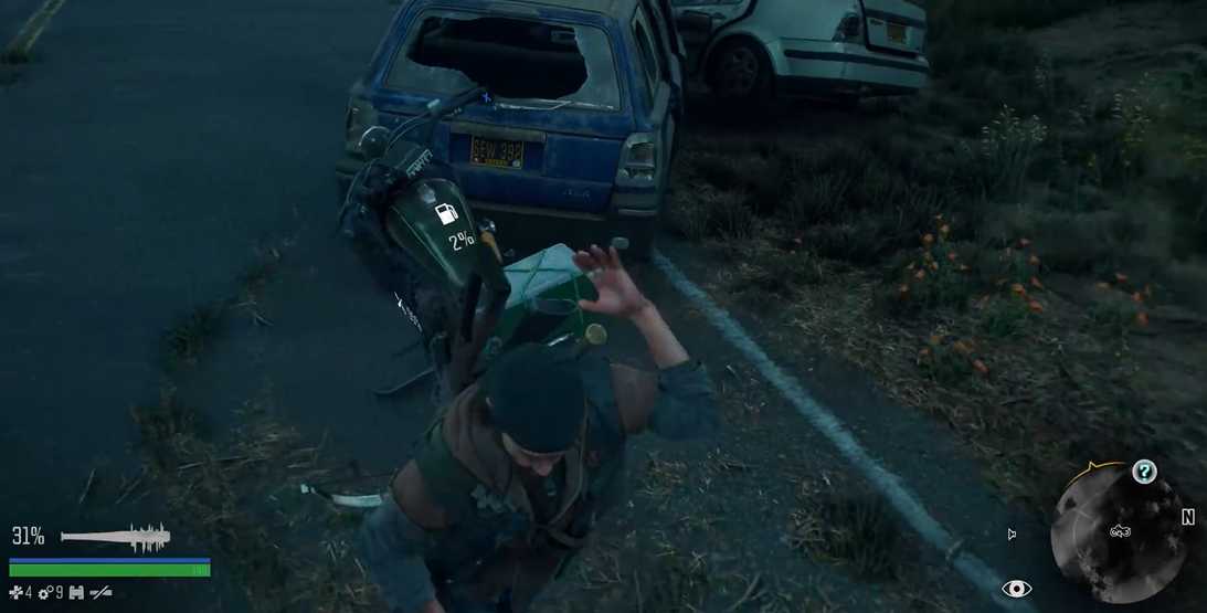 往日不再摩托车半路没油了怎么办