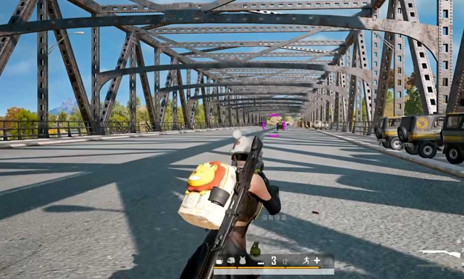 绝地求生怎么跳到桥上面