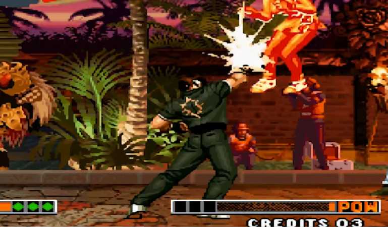 拳皇97草稚京蓄力放火怎么放