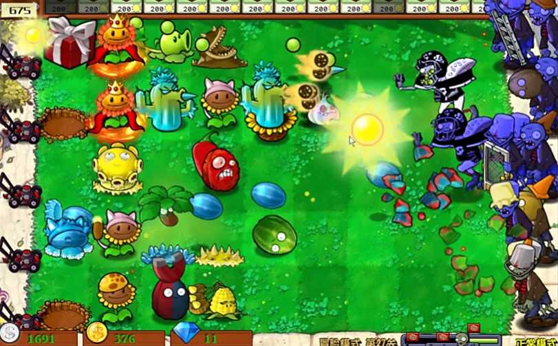 植物大战僵尸杂交版怎么过第27关