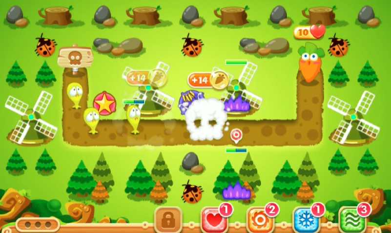 保卫萝卜2第23关怎么破