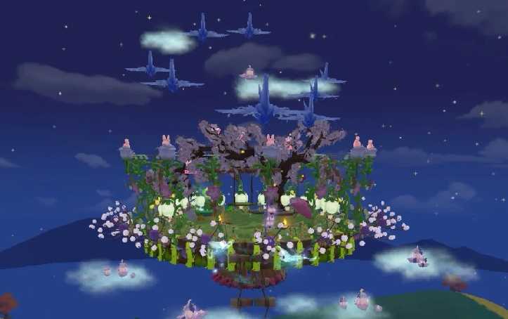 摩尔庄园怎么制作空中花园