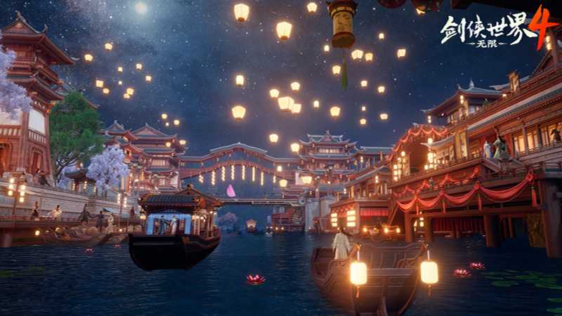 无缝大江湖！《剑侠世界4:无限》水陆空三大轻功逍遥游