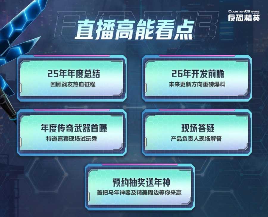 春节前瞻周六开播CSOL马年神器即将揭晓 春节前瞻周六开播CSOL马年神器即将揭晓