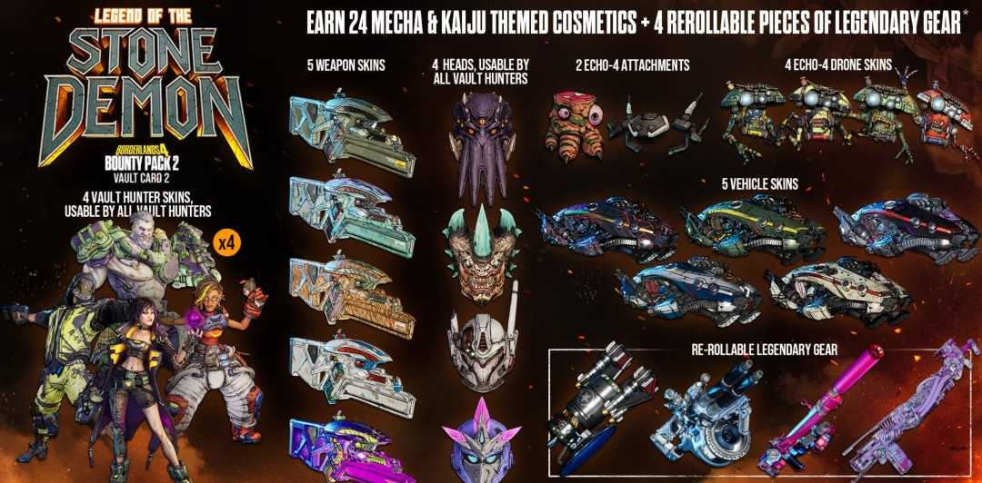 《无主之地4》赏金包2 2月26日上线 新增珠光级稀有装备