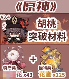 原神胡桃突破素材在哪 升级素材获取位置一览 原神胡桃突破素材在哪 升级素材获取位置一览