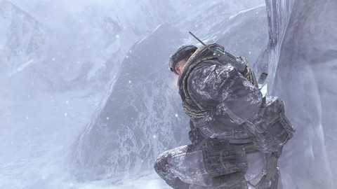 使命召唤6雪地怎么过