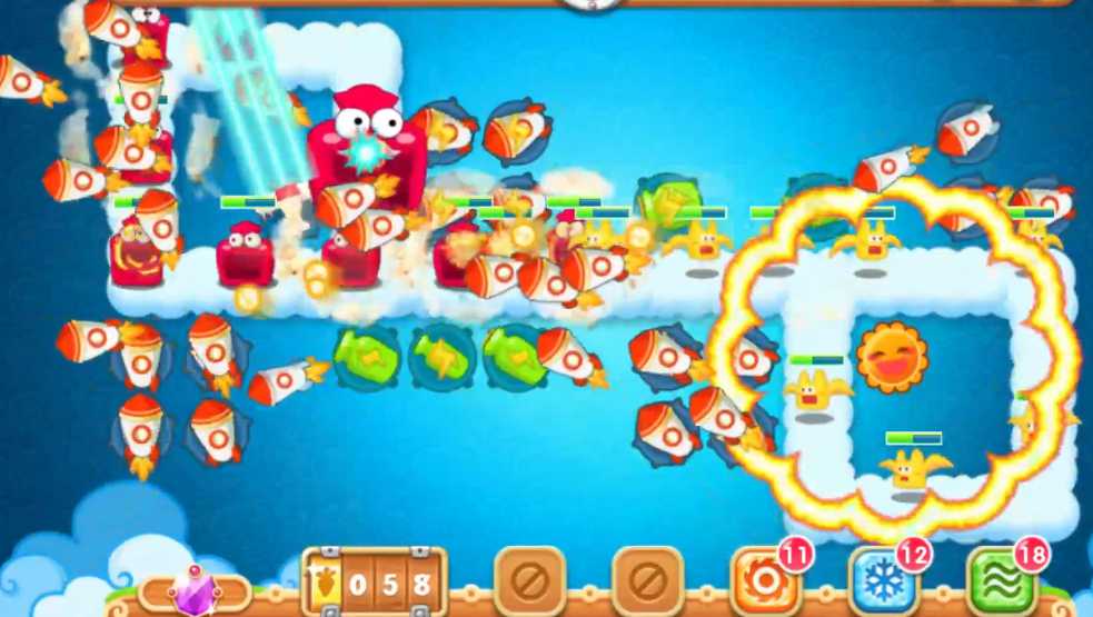 保卫萝卜56关怎么攻略