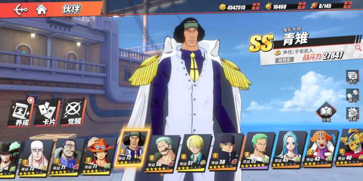 航海王热血航线排位最强阵容怎么搭配