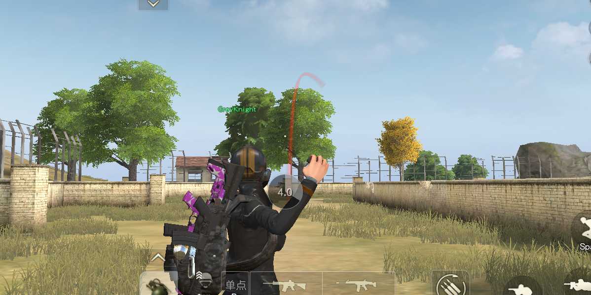 荒野行动怎么扔毒气弹