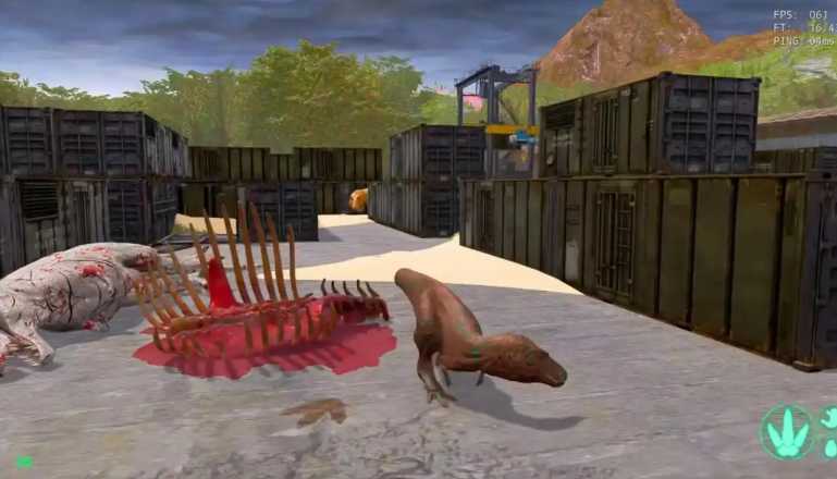 恐龙岛怎么把肉叼走