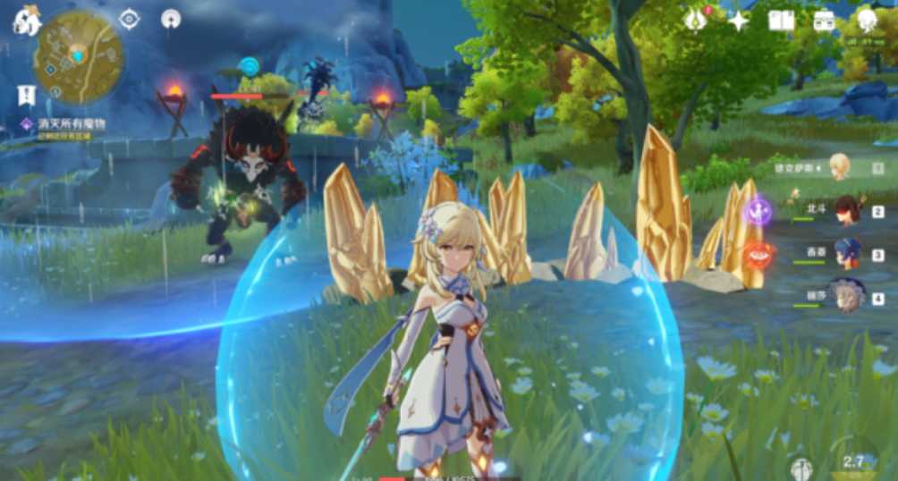 原神结晶反应有伤害吗