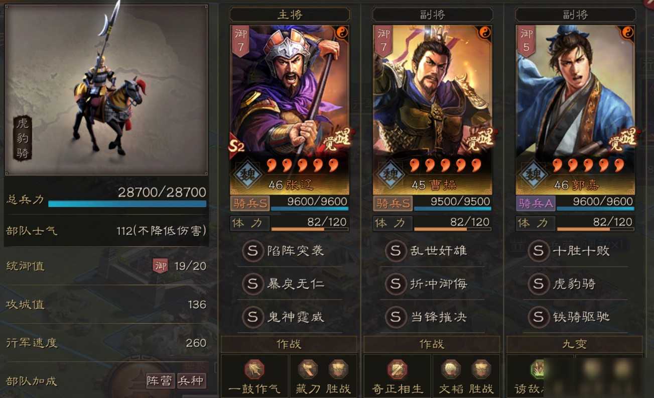 三国志战略版魏渊骑克制什么队伍 三国志战略版魏渊骑克制什么队伍