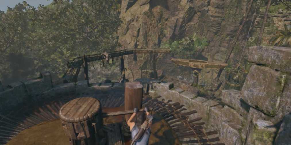 古墓丽影那个桥怎么过