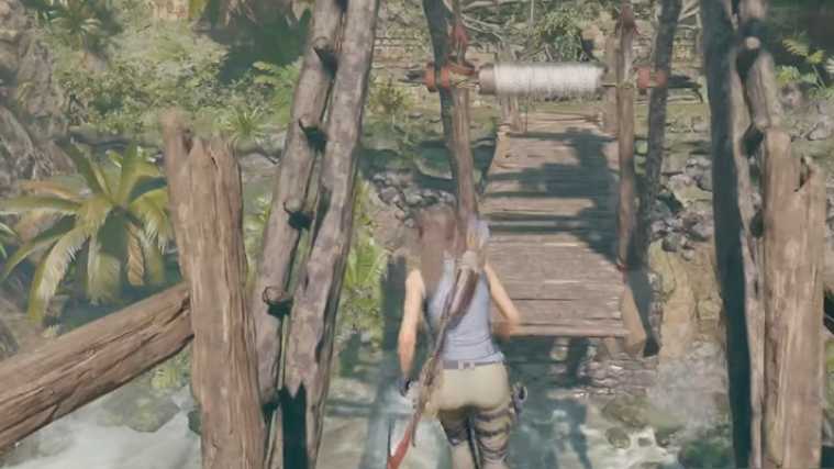 古墓丽影贫民窟断桥怎么过