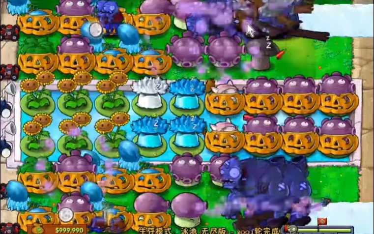 植物大战僵尸无尽版怎么布阵无炮