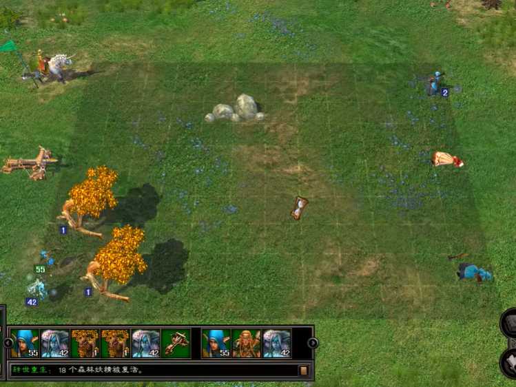 英雄无敌5森林战役怎么打