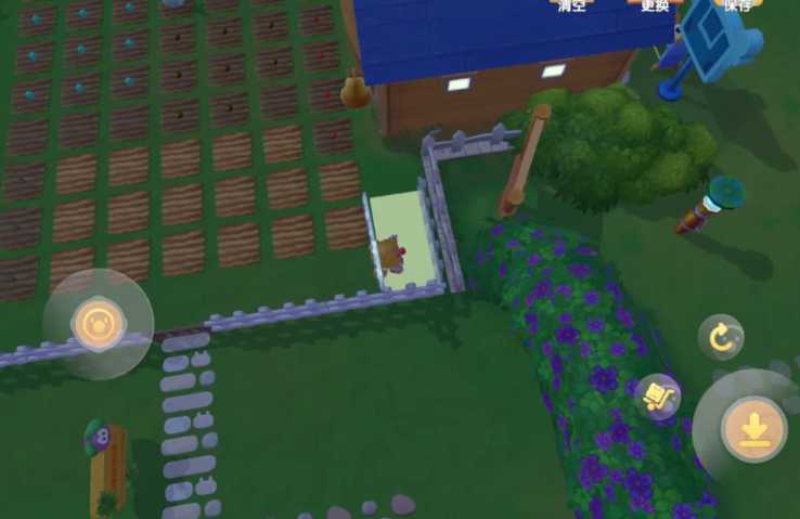 摩尔庄园栅栏怎么放到土地上