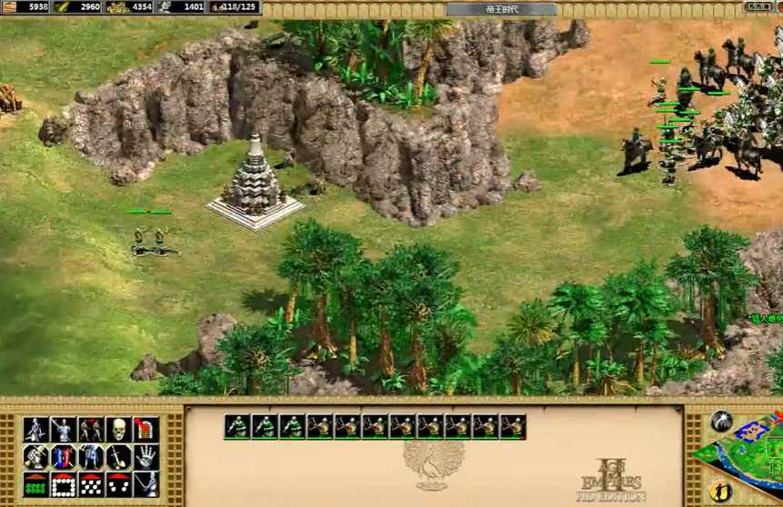 帝国时代2莽应龙第三关怎么打