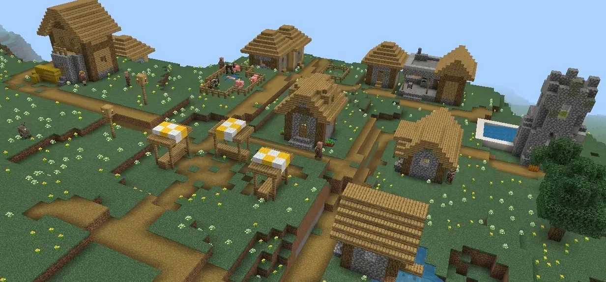 我的世界如何自己建造村庄 我的世界如何自己建造村庄