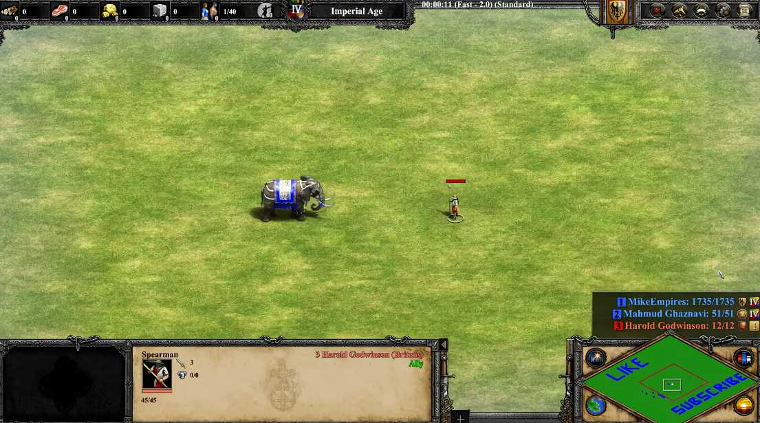 帝国时代2长枪兵被什么克制