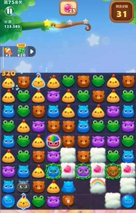 开心消消乐758关怎么过 开心消消乐758关怎么过