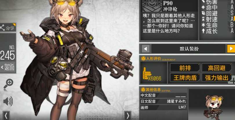 少女前线p90专属装备怎么样