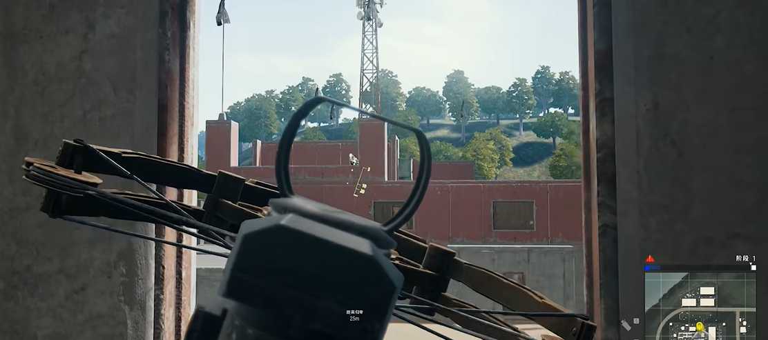 绝地求生里的弩如何瞄准