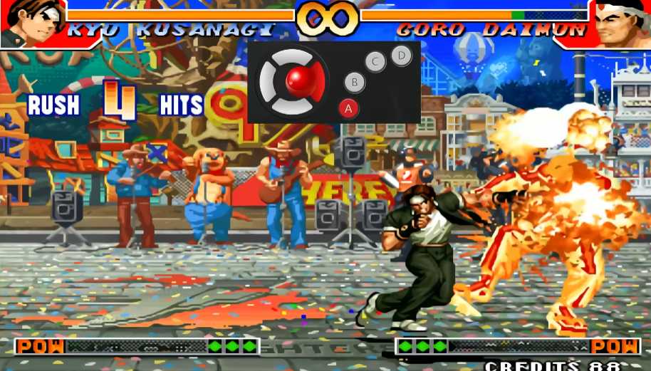 拳皇97草薙京怎么连四下