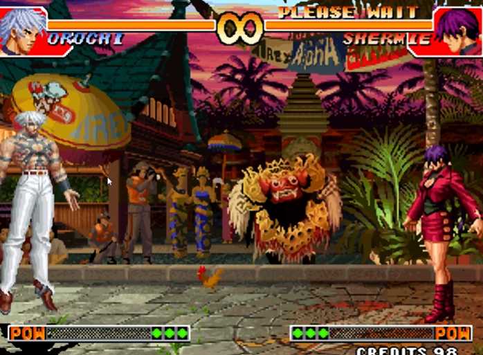 拳皇97屠蛇大蛇怎么连两个阳光