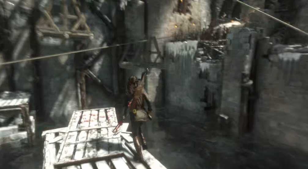 古墓丽影的邪恶溪谷怎么过