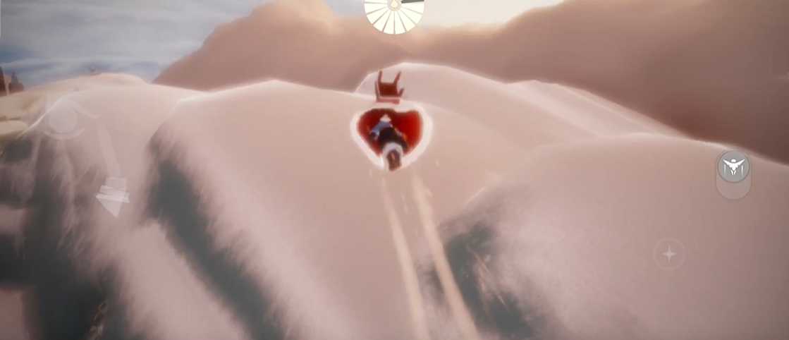 光遇霞谷心形云怎么过去 光遇霞谷心形云怎么过去