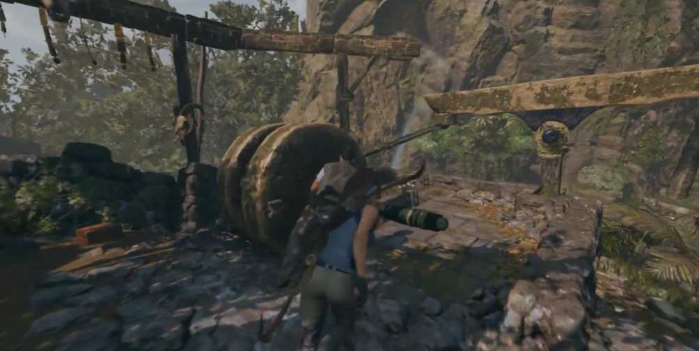 古墓丽影那个桥怎么过